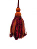 Chenille 120mm Key Tassel Colour 1: Red Berry [ONLY 1 LEFT]