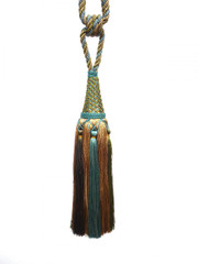 Woven Tieback Tassel, Colour Lagoon [ONLY 1 LEFT]