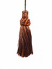 Aria Small 170mm Key Tassel, Colour 2 Hot Chocolate [ONLY 6 LEFT]