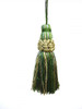 Aria Small 170mm Key Tassel, Colour 5 Watercress [SOLD OUT]