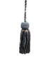 Bombay 175mm Key Tassel, Colour 10 Turquoise/ Chocolate [SOLD OUTT]