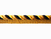 Aria 9mm Twist Flange Cord, Colour 9 Bumble Bee [ONLY 11 METRES LEFT]
