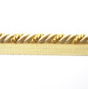 Santiago 9mm Twist Flange Cord, Colour 3 Gold/ Alabaster