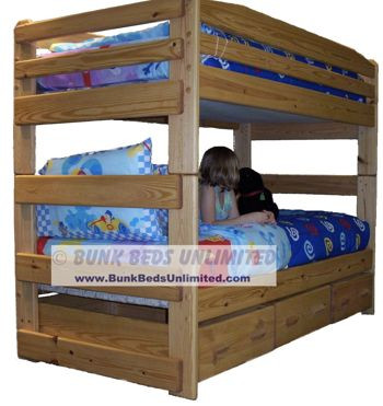 stacking bunk beds