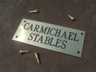 Engraved Tack Trunk Plate