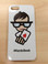 White Kards Geek iPhone Protective Cover with colour logo