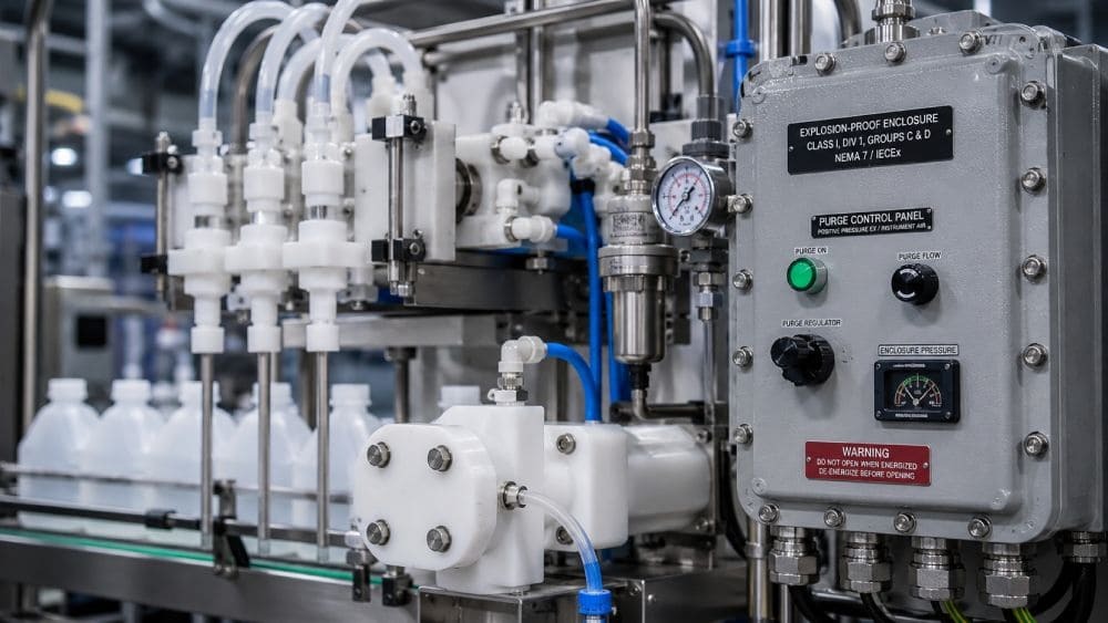 explosion proof corrosive custom filling machine components