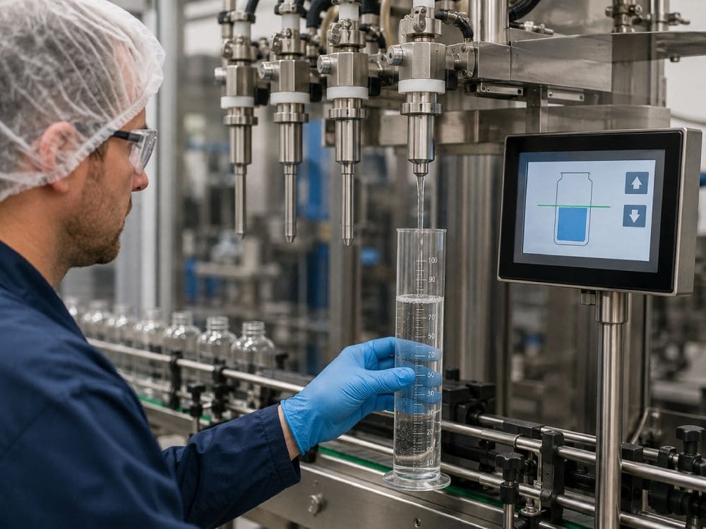 filling head volumetric sample check troubleshooting