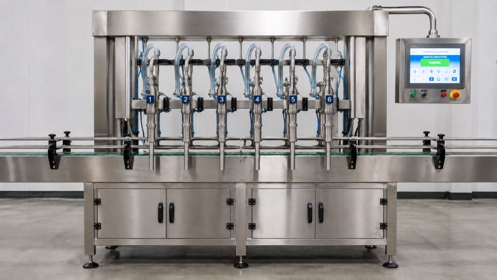 standard liquid filling machine modular platform
