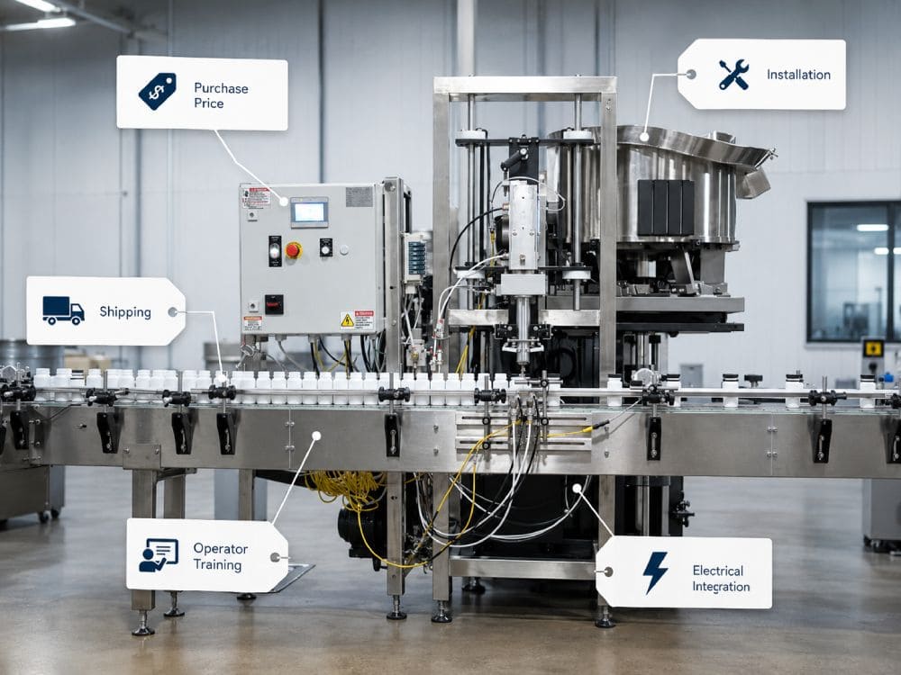 Total investman cost factors for packaging machinery
