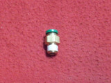 AIR FITTING, BRASS 1/8"NPT X 1/4"AIR STRAIGHT