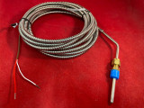 TEMP PROBE:12' ARMOR CABLE, 45DEG