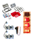 MP-0005-UB-KIT 64-66 tail light rebuild kit with UB LED sequential modules - Convert your dim incandescent bulbs to brighter LEDs Complete Kit with LED modules, housings, bezels, and lenses.