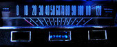 MP-6456-LED-GA-XP-BLU 64.5-65 Mustang Blue LED Lamps Gauge Kit