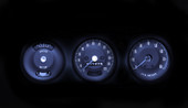 MP-70-GTO-UB-BLU 1970 GTO Ultra Bright Blue LED Gauge Light Kit