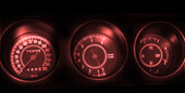 MP-70-GTO-UB-RED 1970 GTO Ultra Bright Red LED Gauge Light Kit