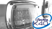 K40 TecNiq Autosync Split Color LED Lights 5"x 3.3" Lifetime USA Mfg