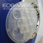 E06-WS0F-1 TecNiq Silho-X 4" Round Cool White Light with Diffuse Lens