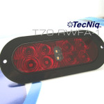 10 pack T70-RWFA-1 TecNiq 6" Oval Stop Tail TURN with REVERSE Light