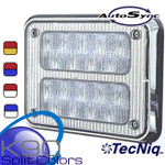 9x7 TecNiq K90 AutoSync SPLIT Color Emergency Lights