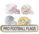Professional Football Flags / Pro Team Flags