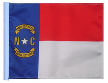 STATE OF NORTH CAROLINA 11in x15 Replacement Flag for Motorcycle, Golf Cart and Car flag poles