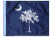 SSP Flags STATE OF SOUTH CAROLINA / PALMETTO Motorcycle Flag with Sissybar Pole or Trunk Pole