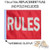 RULES 11in x15 Replacement Flag for Motorcycle, Golf Cart and Car flag poles