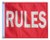 RULES 11in X 15in Flag with GROMMETS