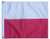 POLAND 11in X 15in Flag with GROMMETS