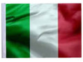 SSP Flags Italy Motorcycle Flag with Sissybar Pole or Trunk Pole