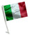 ITALY Car Flag with Pole