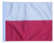 SSP Flags POLAND Motorcycle Flag with Sissybar Pole or Trunk Pole