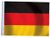 Germany 11in x15 Replacement Flag for Motorcycle, Golf Cart and Car flag poles