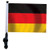 SSP Flags GERMANY Golf Cart Flag with SSP Flags Bracket and Pole