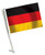 GERMANY Car Flag with Pole