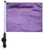 SSP Flags PURPLE Golf Cart Flag with SSP Flags Bracket and Pole