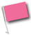 PINK Car Flag with Pole