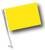 YELLOW Car Flag with Pole