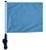 SSP Flags LIGHT BLUE / SKY BLUE Golf Cart Flag with SSP Flags Bracket and Pole