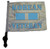 SSP Flags Korean Veteran Service Ribbon Golf Cart Flag with SSP Flags Bracket and Pole