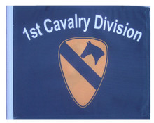 1ST CAVALRY DIVISION SSP Motorcycle Flag with Sissybar or Trunk Style Pole