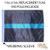 THIN BLUE LINE 11in x15 Replacement Flag for Motorcycle, Golf Cart and Car flag poles