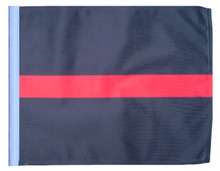 THIN RED LINE SSP Motorcycle Flag with Sissybar or Trunk Style Pole