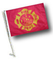 FIRE DEPT VINTAGE DESIGN FLAG - 11x15 inch
