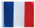 FRANCE SSP Motorcycle Flag with Sissybar or Trunk Style Pole