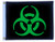 BIOHAZARD GREEN 11in X 15in Flag with GROMMETS