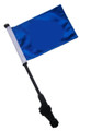 BLUE Small 6x9 Golf Cart Flag with SSP Flags EZ On & Off