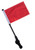 ORANGE Small 6in.x9in. Golf Cart Flag with SSP Flags EZ On & Off