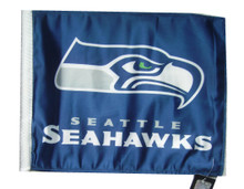 SEATTLE SEAHAWKS Flag with 11in.x15in. Flag Variety